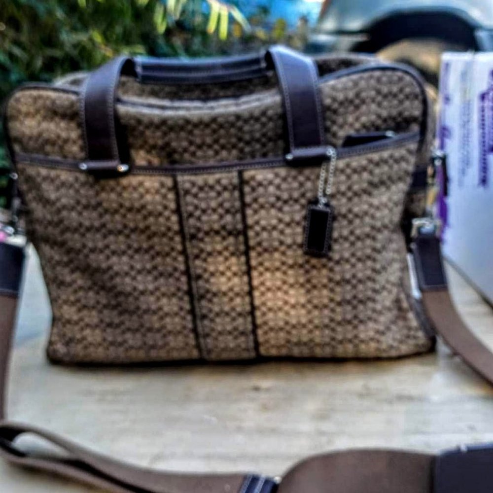 Authentic Coach Laptop Bag.